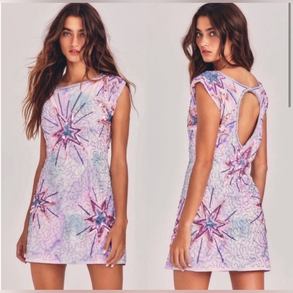 LOVESHACKFANCY MINI DRESS